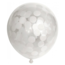 Ballonnen - Confetti - Wit - 30cm - 6st.