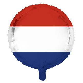 Globos Folieballon - Vlag Nederland - 45cm - Zonder vulling