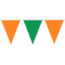 Haza-Witbaard Vlaggenlijn - Oranje groen - PE - 10m
