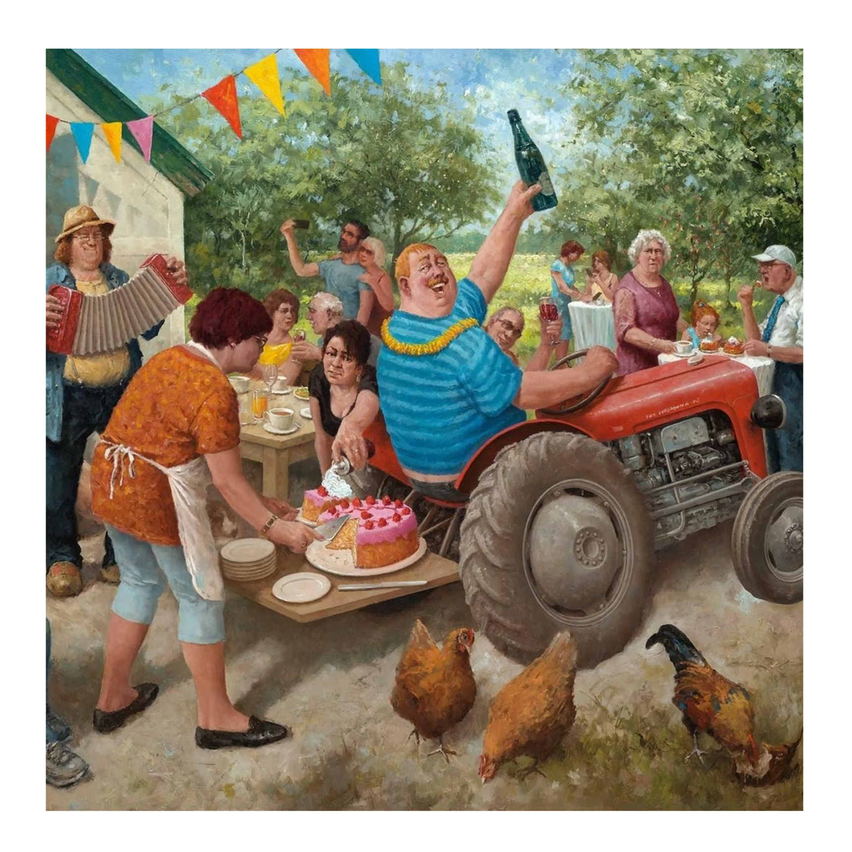 Kaart - Marius van Dokkum - Tuinfeest