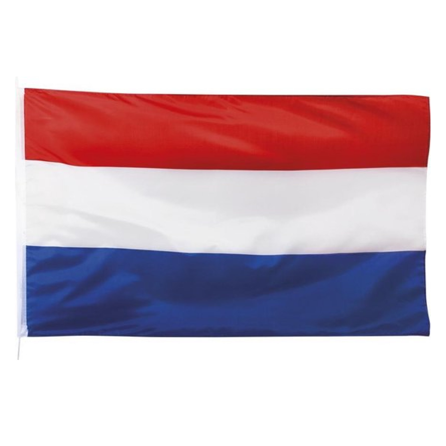 eiwit capsule Mus Vlag - Nederland - Rood wit blauw - 90x150cm - 1234feest.nl