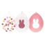 Haza-Witbaard Ballonnen - Nijntje - Baby roze - 5st.