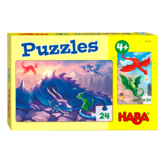 Haba Puzzel - Draken - 2x24st. - 4+