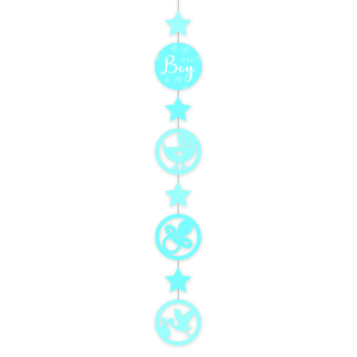 Paperdreams Hangdecoratie - Geboorte - Jongen - It's a boy - 1.2m