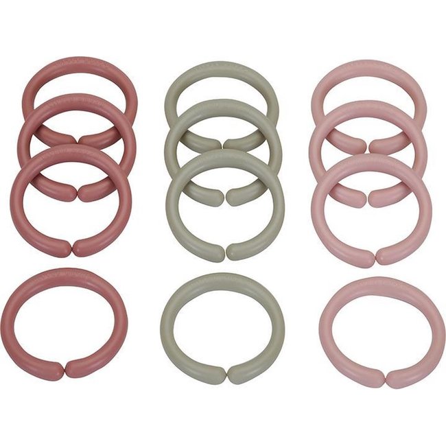 Little Dutch Speelgoedringen - Little loops - Roze - 12st. - Little Dutch