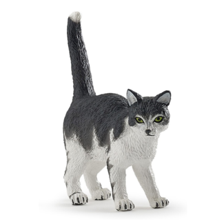Papo Speelfiguur - Kat - Zwart wit*