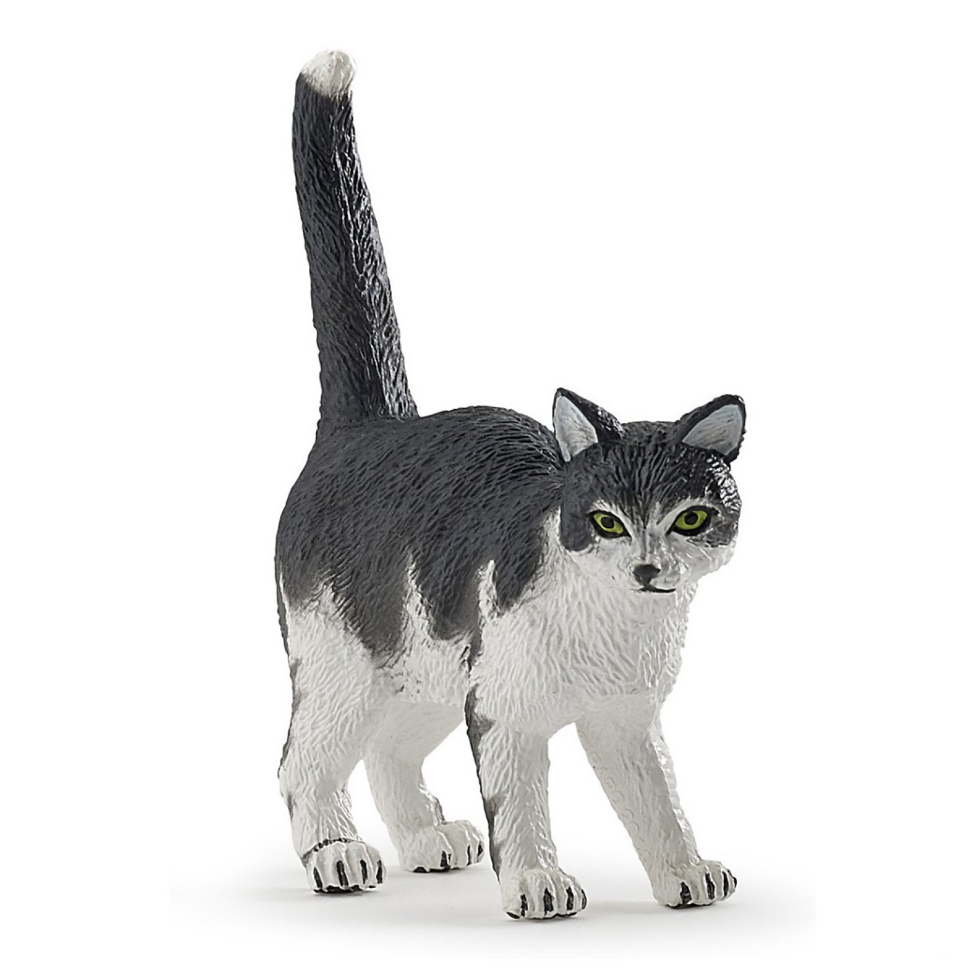 Speelfiguur - Kat - Zwart wit*