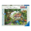 Ravensburger Puzzel - Flower hill lane - Bloemenlaan - 1000st.