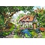 Ravensburger Puzzel - Flower hill lane - Bloemenlaan - 1000st.