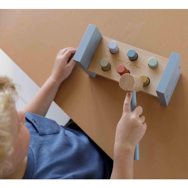 Little Dutch Hamerbank - Blauw - Little Dutch