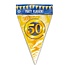 Paper Dreams Vlaggenlijn - 50 jaar - Jubileum - Dubbelzijdig - 10m