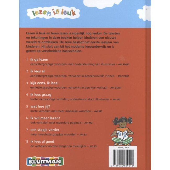 Kluitman Boek - Lezen is leuk - Ik ga lezen - AVI start
