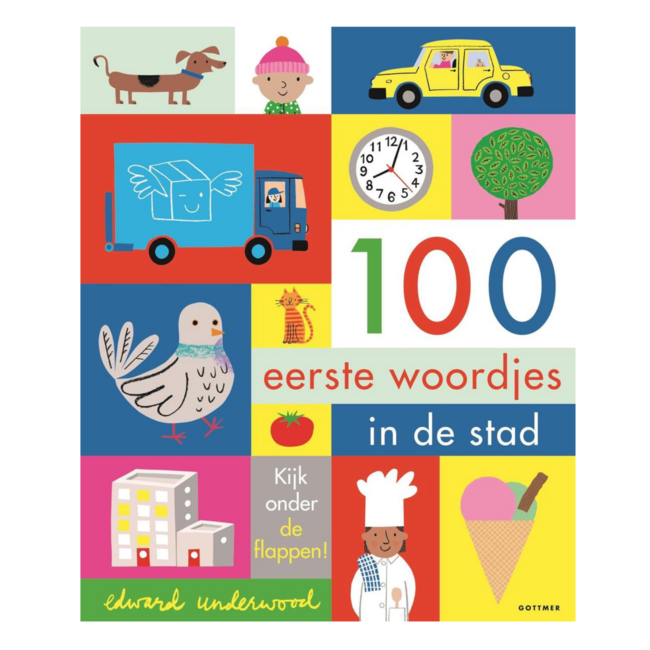 Gottmer Boek - 100 eerste woordjes - In de stad