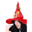 PartyXplosion Hoed - Heksenhoed - Rood - Met decoraties