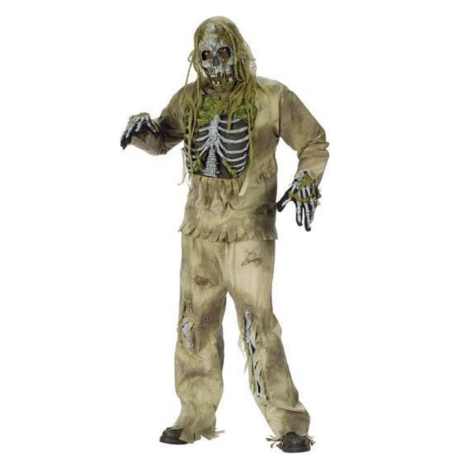 PartyXplosion Skelet - Kostuum - Zombie - One size