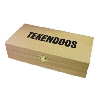 Twisk Tekendoos - Hout - Blank gelakt - 25x12,5x6,5cm