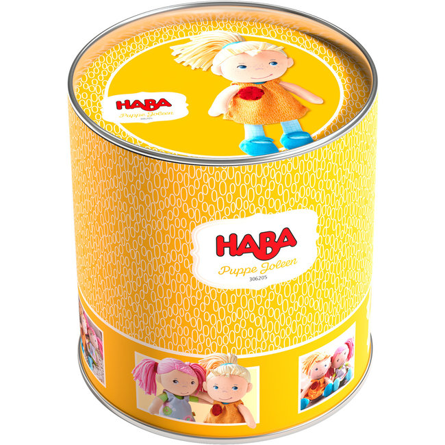 Haba Pop - Knuffelpop - Joleen - In blik - 20cm