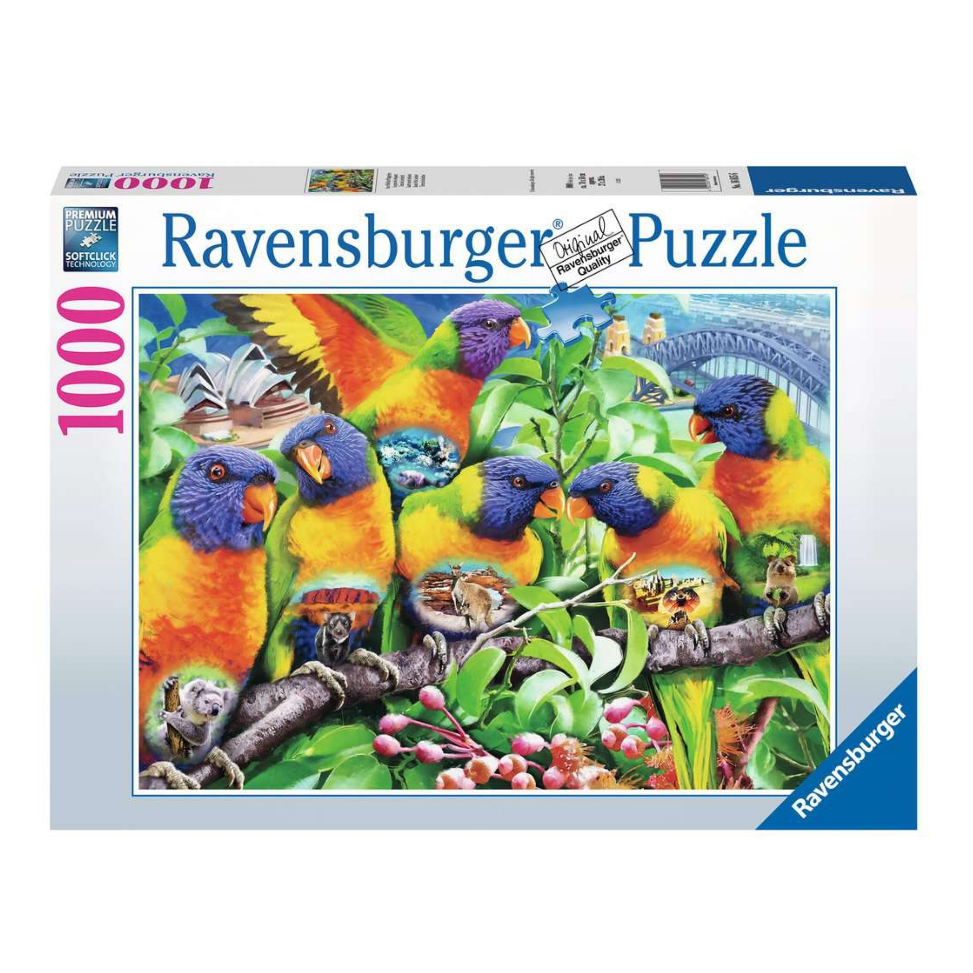 Puzzel - Land van de Lorikeets - 1000st.