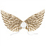 Boland Vleugels - Engel - Goud - Stof - 22x43cm