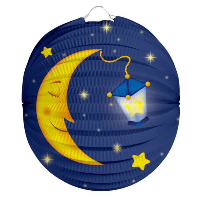 Folat Lampion - Maan - 22cm