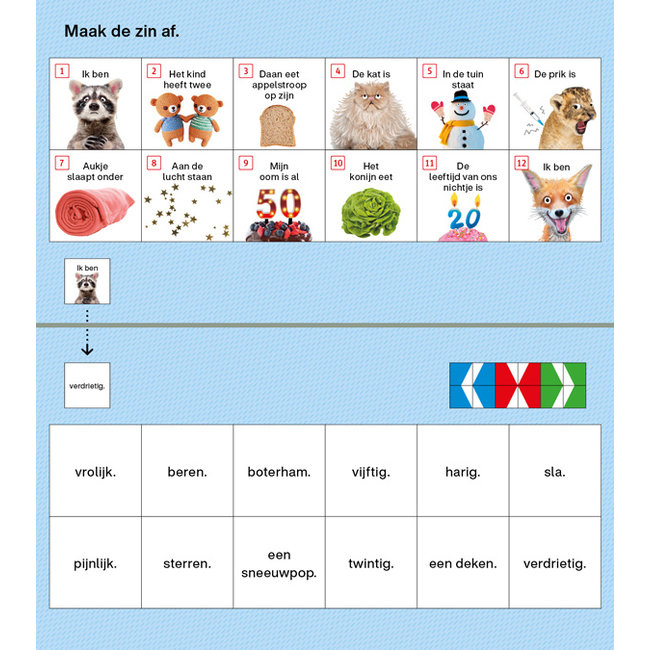 Loco Leerspellen Loco Mini - Boekje - Veilig leren lezen - Ik lees - Kern 10-11 - 6-7 jaar