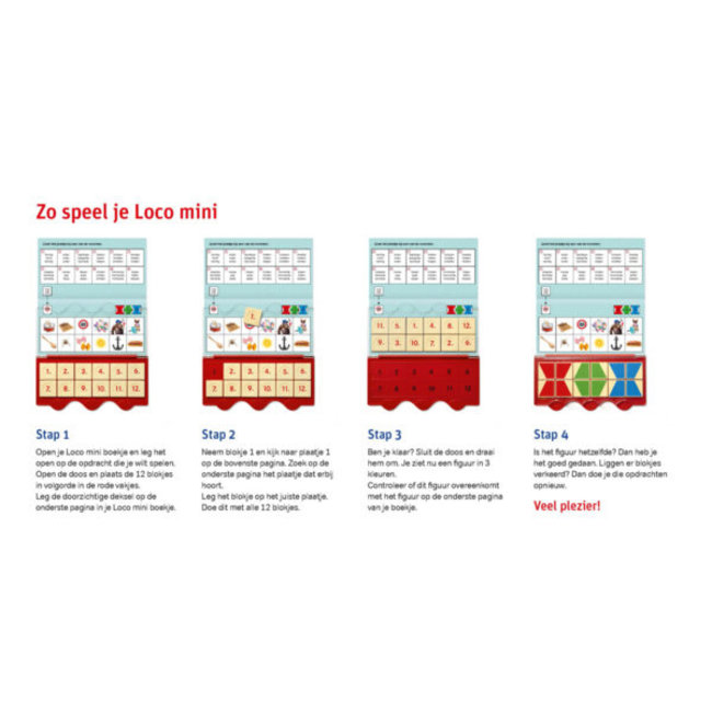 Loco Leerspellen Loco Mini - Boekje - Veilig leren lezen - Ik lees - Kern 10-11 - 6-7 jaar