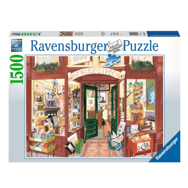 Ravensburger Puzzel - Wordsmith's boekenwinkel - 1500st.