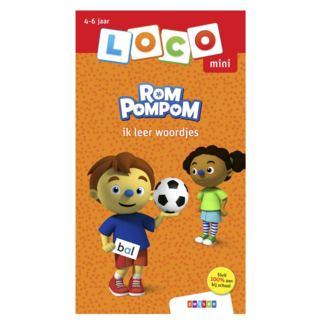 Loco Leerspellen Loco Mini - Boekje - Rompompom - Ik leer woordjes - 4-6 jaar