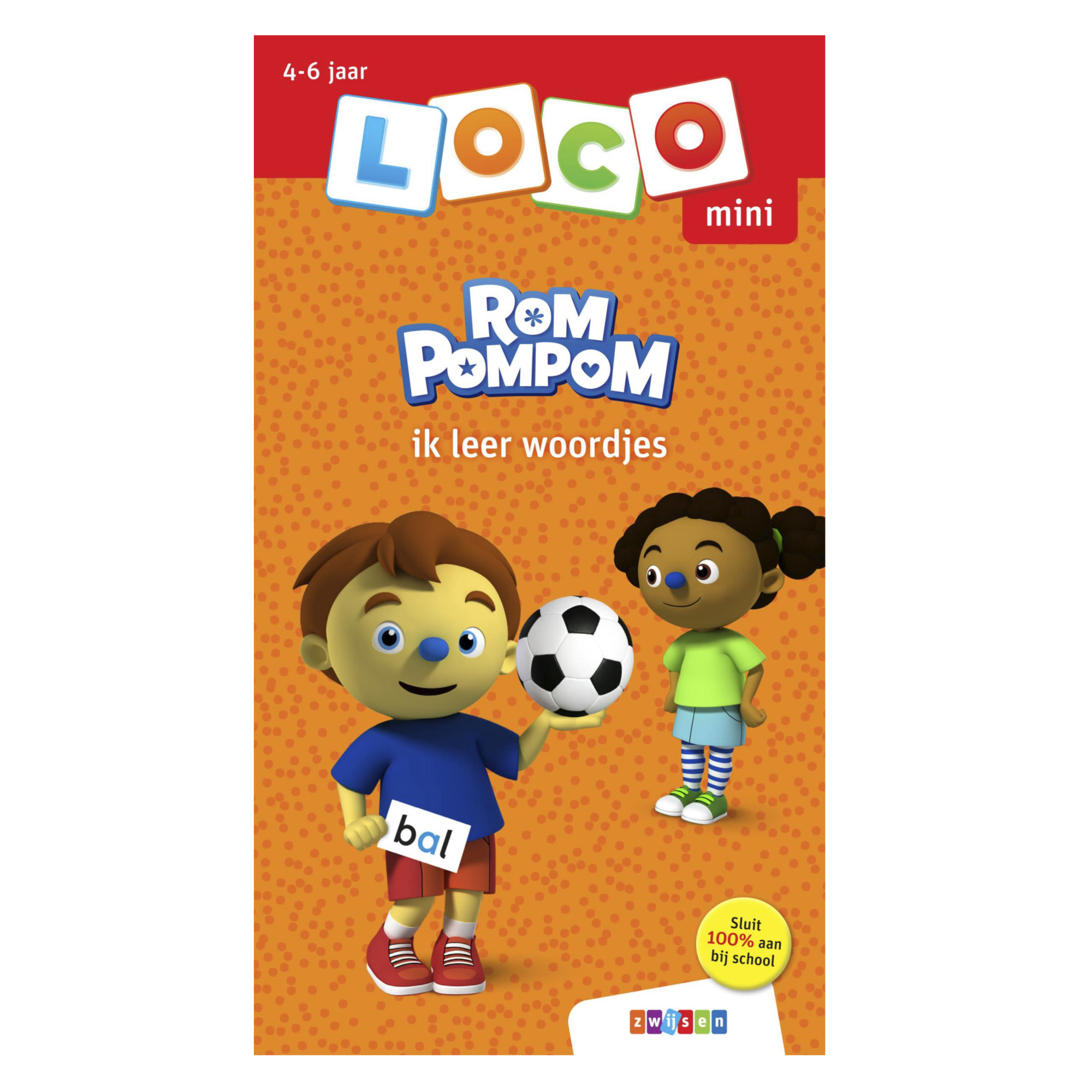 Loco Mini - Boekje - Rompompom - Ik leer woordjes - 4-6 jaar
