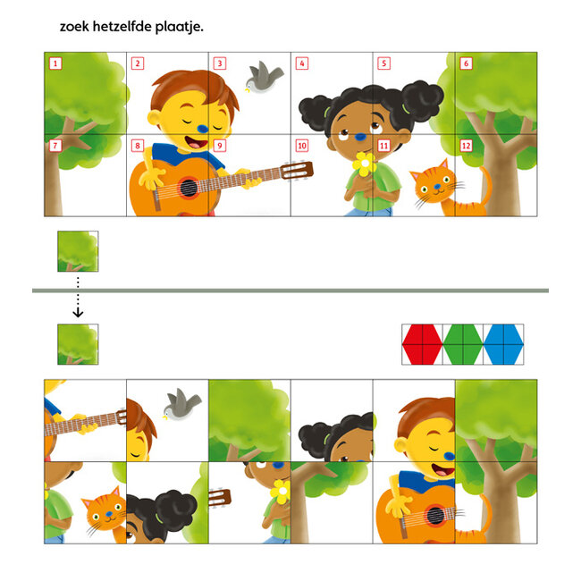 Loco Leerspellen Loco Mini - Boekje - Rompompom - Ik leer woordjes - 4-6 jaar