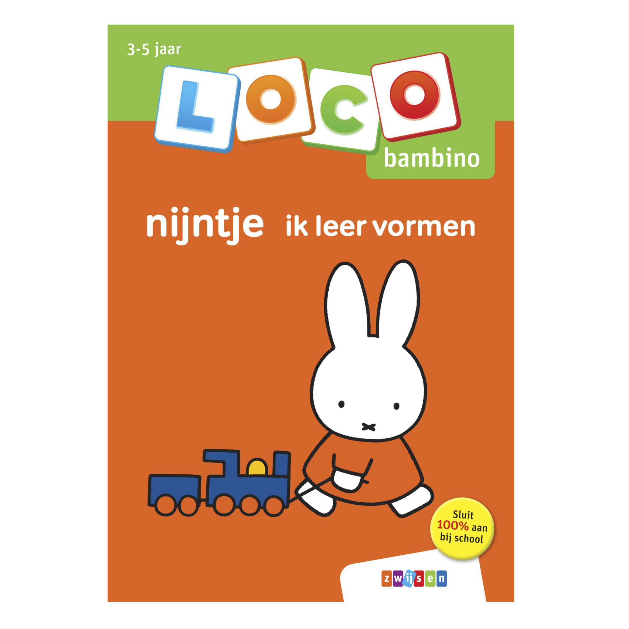 Loco Bambino - Boekje - Nijntje - Ik leer vormen - 3-5 jaar