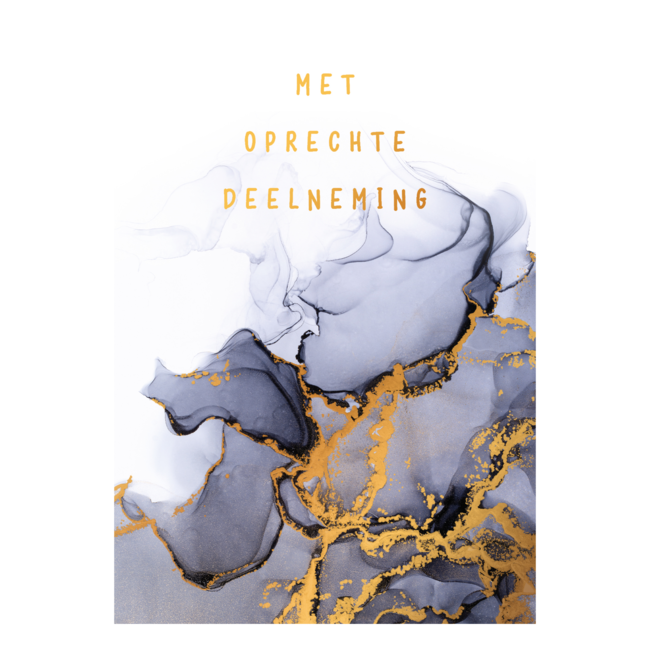 Artige Kaart - Gold Rush - Met oprechte deelneming - GLD018