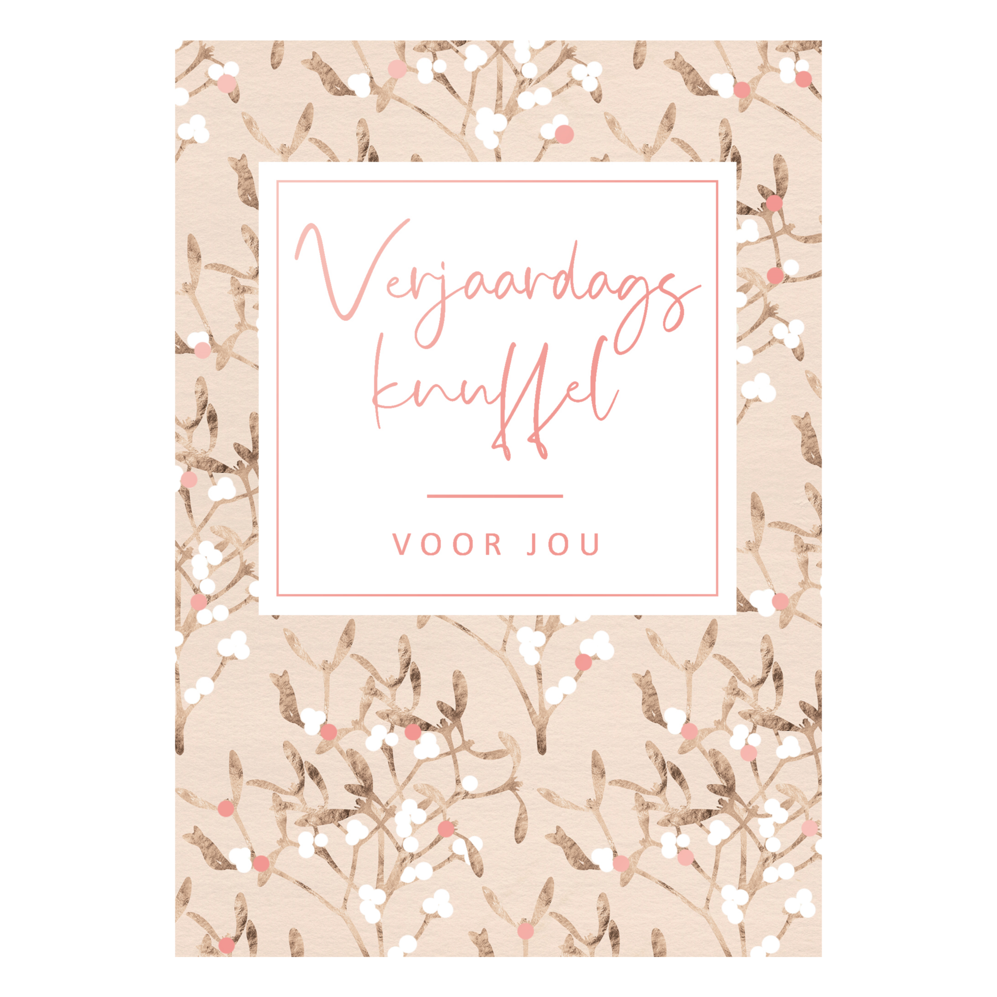 Kaart - Gold Rush - Verjaardagsknuffel voor jou - GLD034