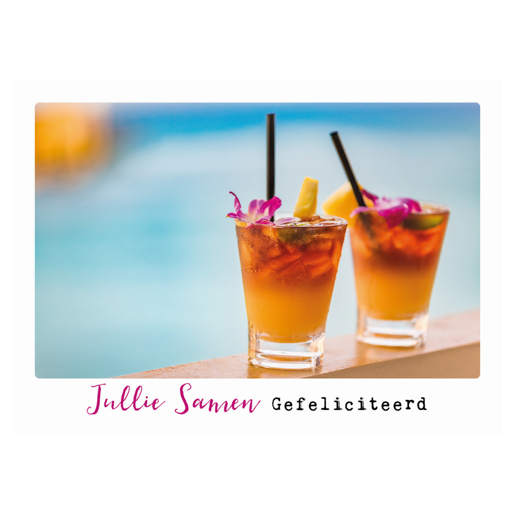 Kaart - Eco Cards - Jullie samen, gefeliciteerd - ECLT41
