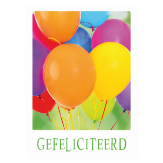 Artige Kaart - Eco Cards - Gefeliciteerd - ECLT47