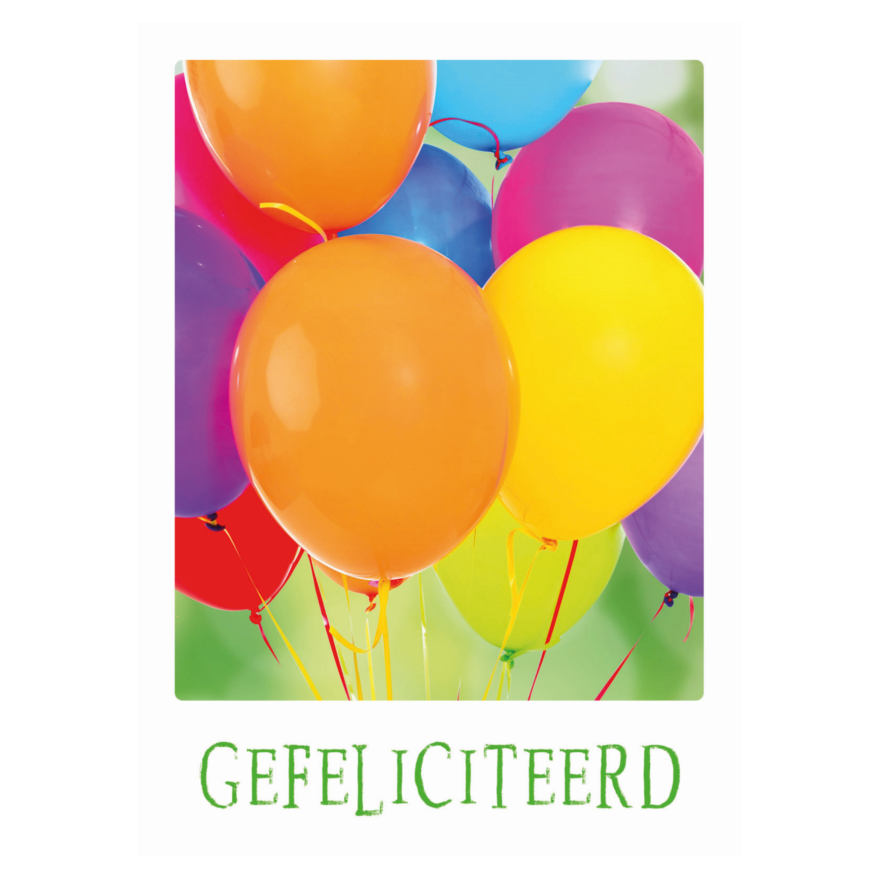 Kaart - Eco Cards - Gefeliciteerd - ECLT47