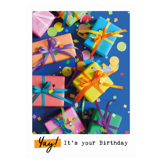 Artige Kaart - Eco Cards - Yay! It's your birthday - ECLT54