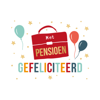 Artige Kaart - Met pensioen gefeliciteerd - Daisy - DSY007