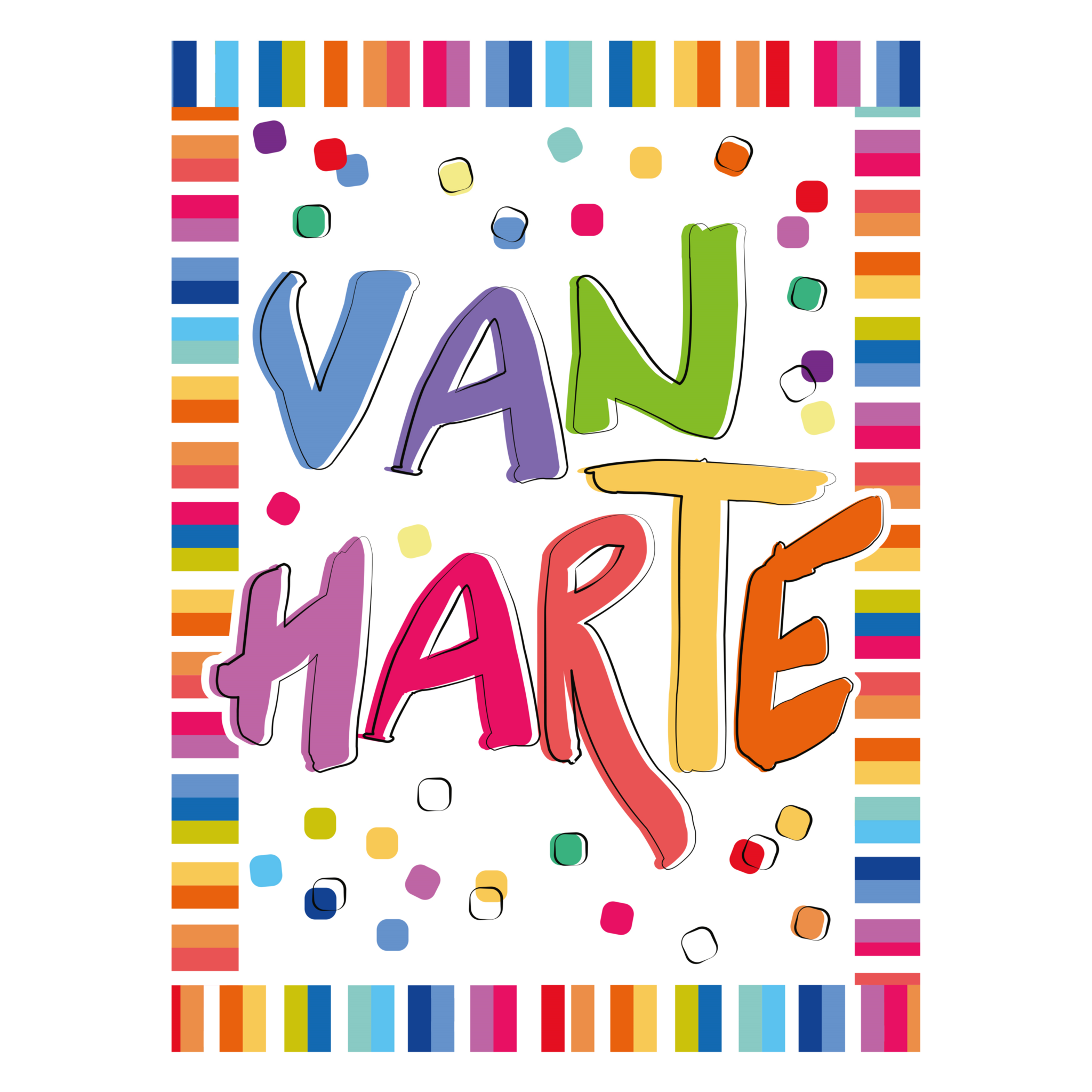 Kaart - A4 formaat - Van harte - MAX021
