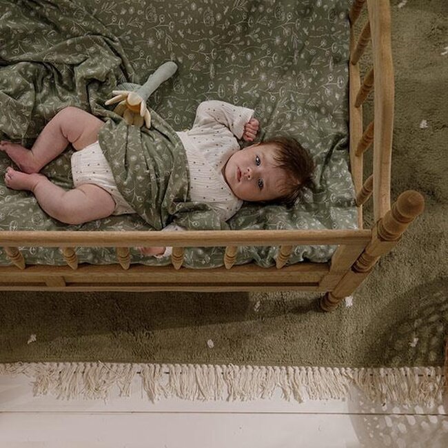 Little Dutch Rammelaar - Bloem - Wit - 11cm