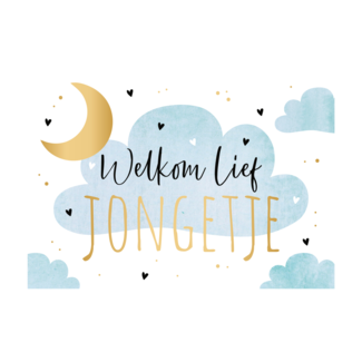 Artige Kaart - Welkom lief jongetje - Daisy - DSY002