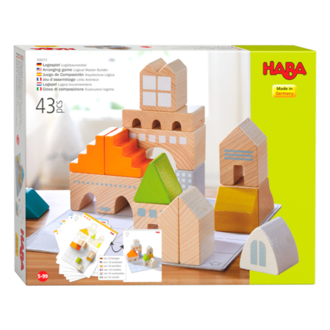 Haba Legspel - Logica bouwmeesters - 5+