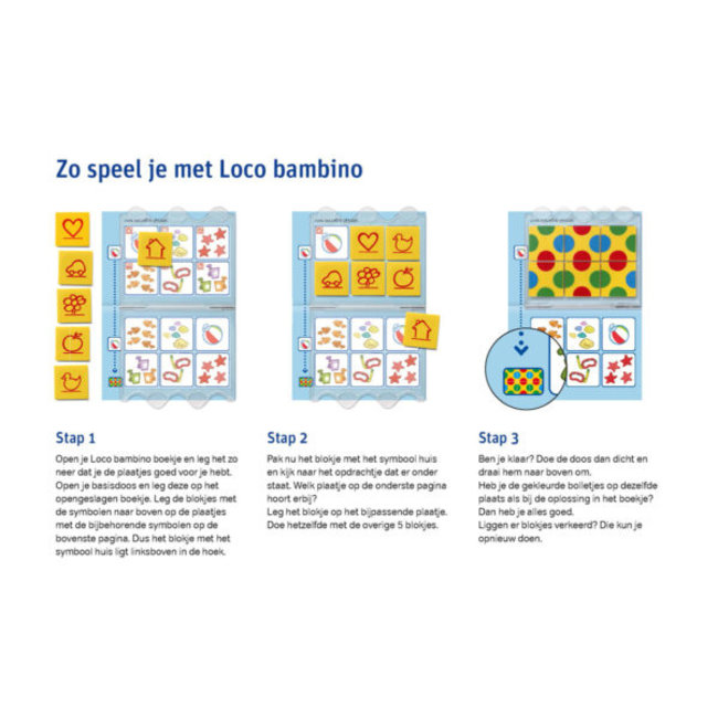 Loco Leerspellen Loco Bambino - Boekje - Woezel en Pip - Spelen met 123 - 3-5 jaar