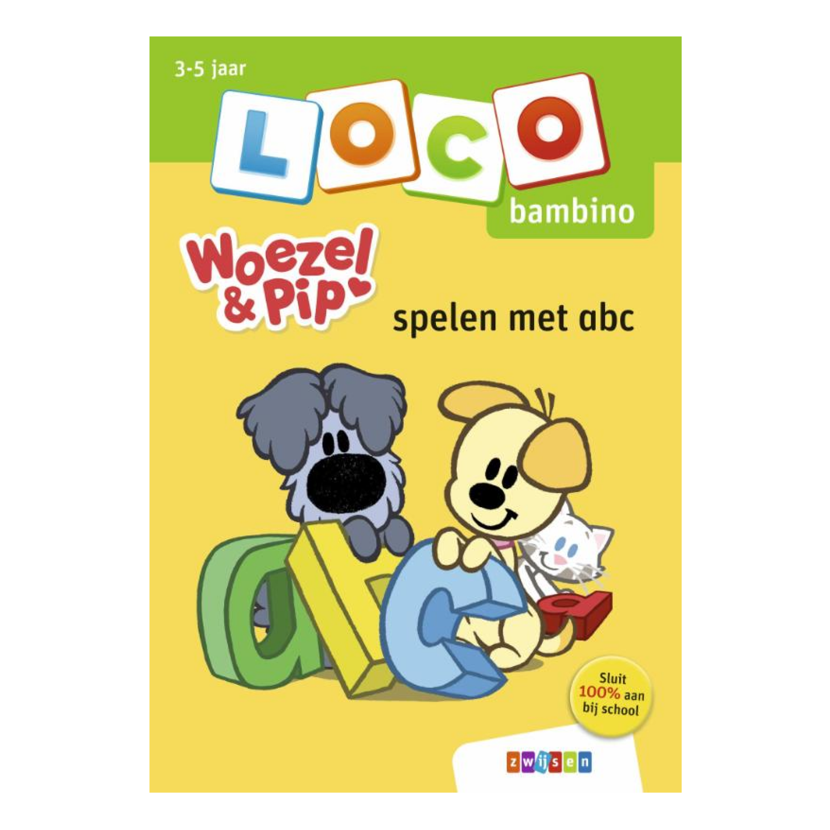 Loco Bambino - Boekje - Woezel en Pip - Spelen met abc - 3-5 jaar