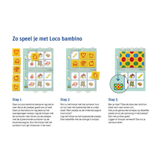 Loco Leerspellen Loco Bambino - Boekje - Woezel en Pip - Spelen met abc - 3-5 jaar