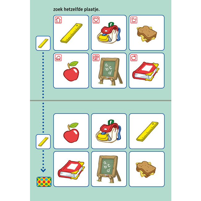 Loco Leerspellen Loco Bambino - Boekje - Woezel en Pip - Spelen met abc - 3-5 jaar
