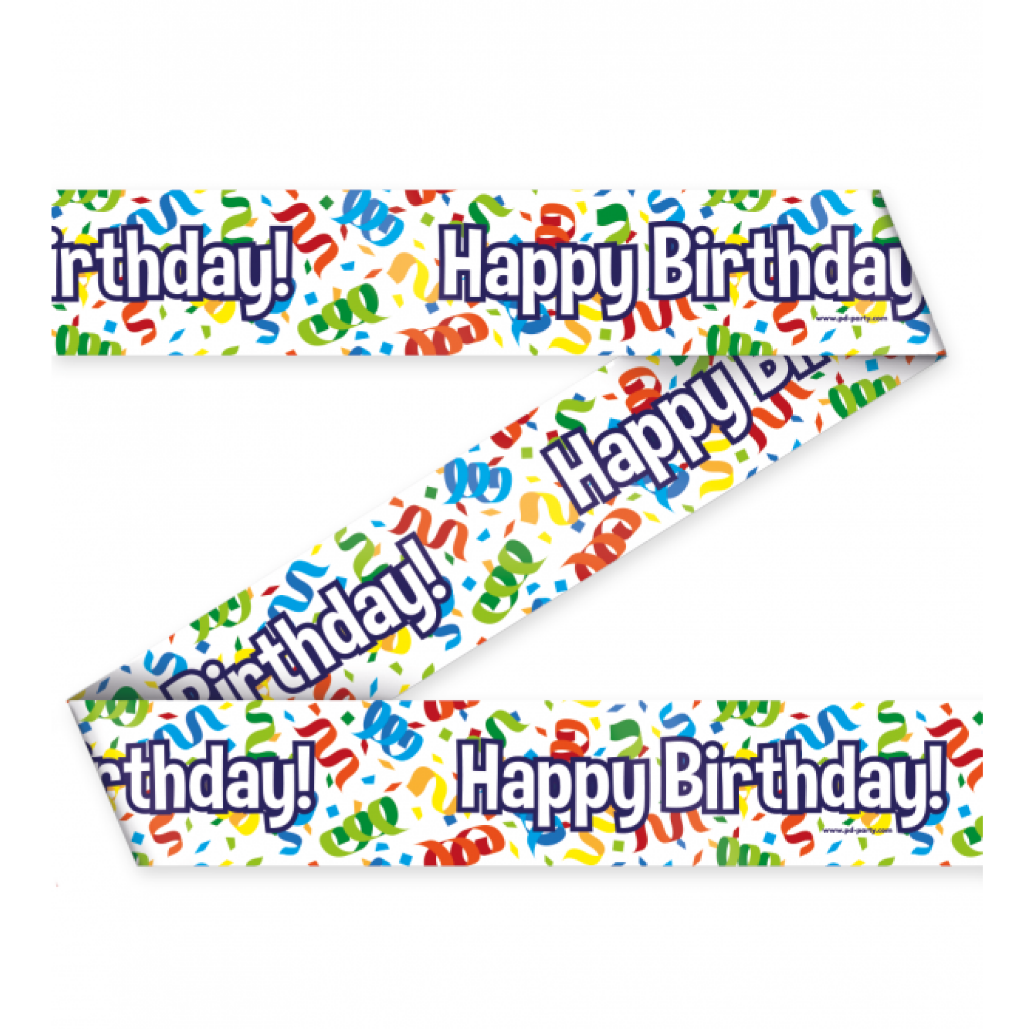 Markeerlint - Afzetlint - Happy birthday - Cartoon - 12m