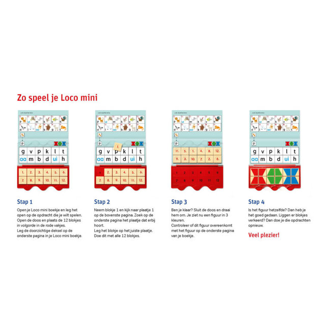 Loco Leerspellen Loco Mini - Pakket - Rompompom - Taal & lezen