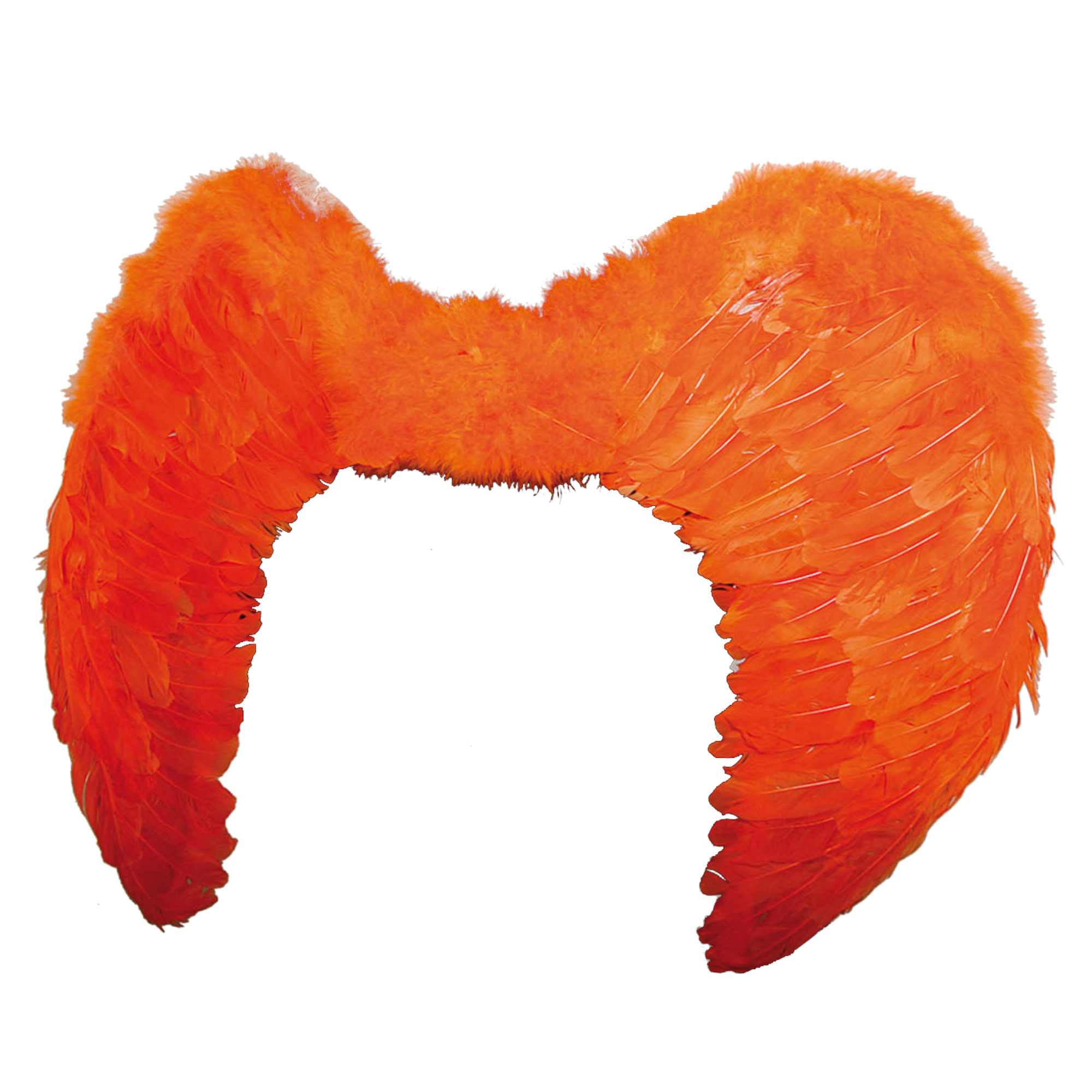 Vleugels - Oranje - Met veren