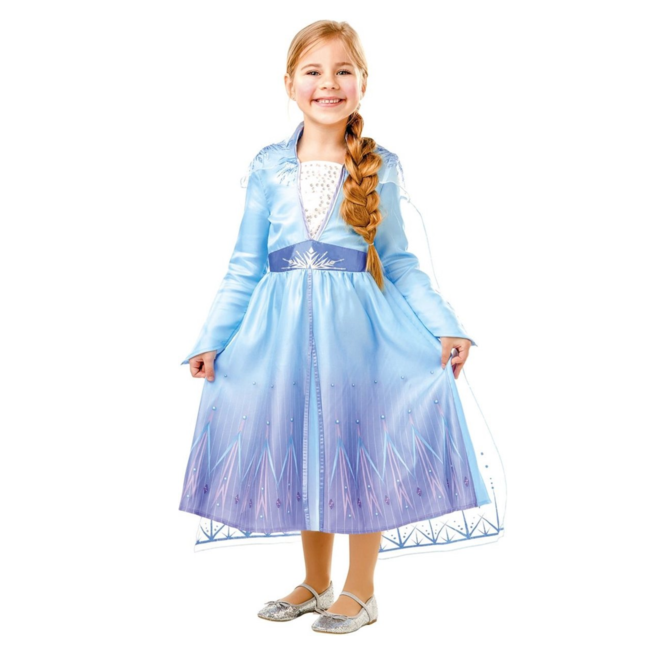 PartyXplosion Kostuum - Prinses - Jurk - Elza - Frozen - mt.92 /98